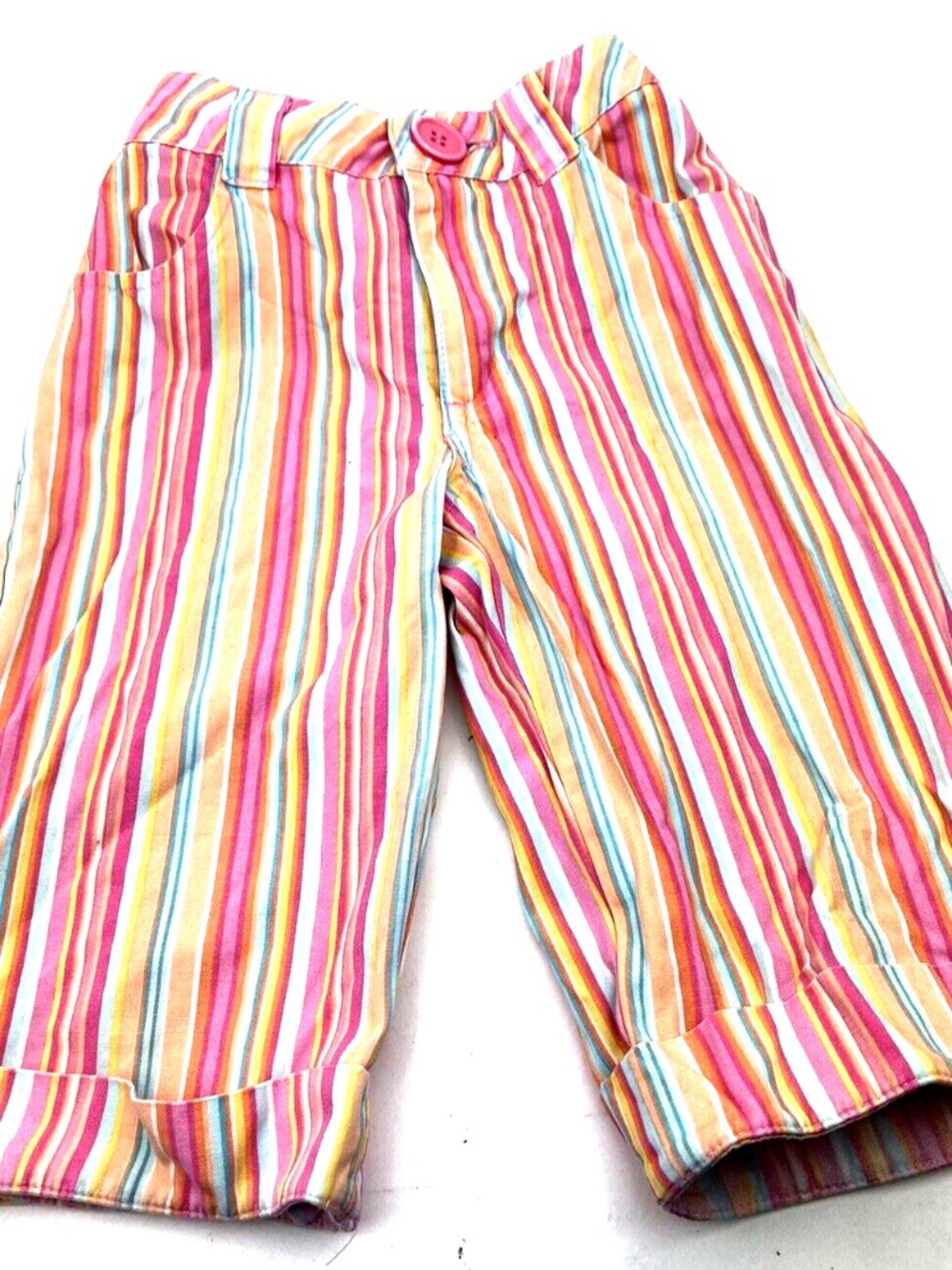 Healthtex Girls Shorts Size 6 Multicolored Children Kids Summer Elastic Pockets